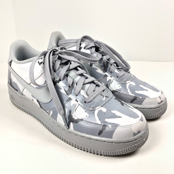 gray camo air force ones